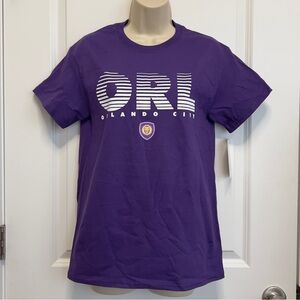 MLS Orlando City SC Women’s Short Sleeve Cotton T-Shirt Size Small